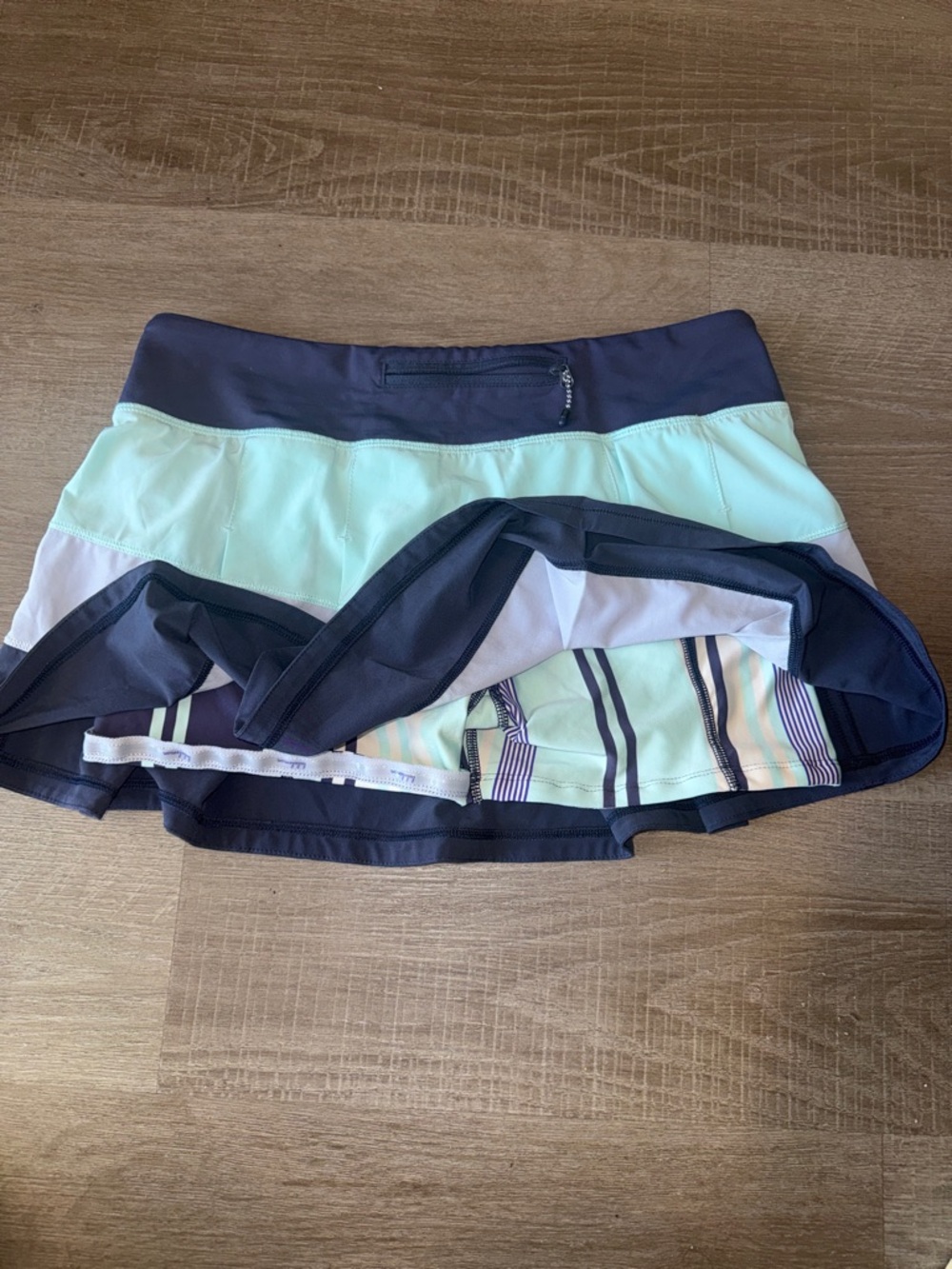 Lululemon Pace Rival Skirt Aquamarine Cool Breeze Cadet Blue 8 - Picture 2 of 8
